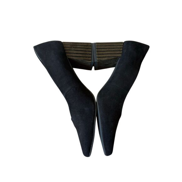 SEYCHELLES Make An Entrance Pump Heels size 8 Pointed Toe Black Suede - Picture 9 of 9